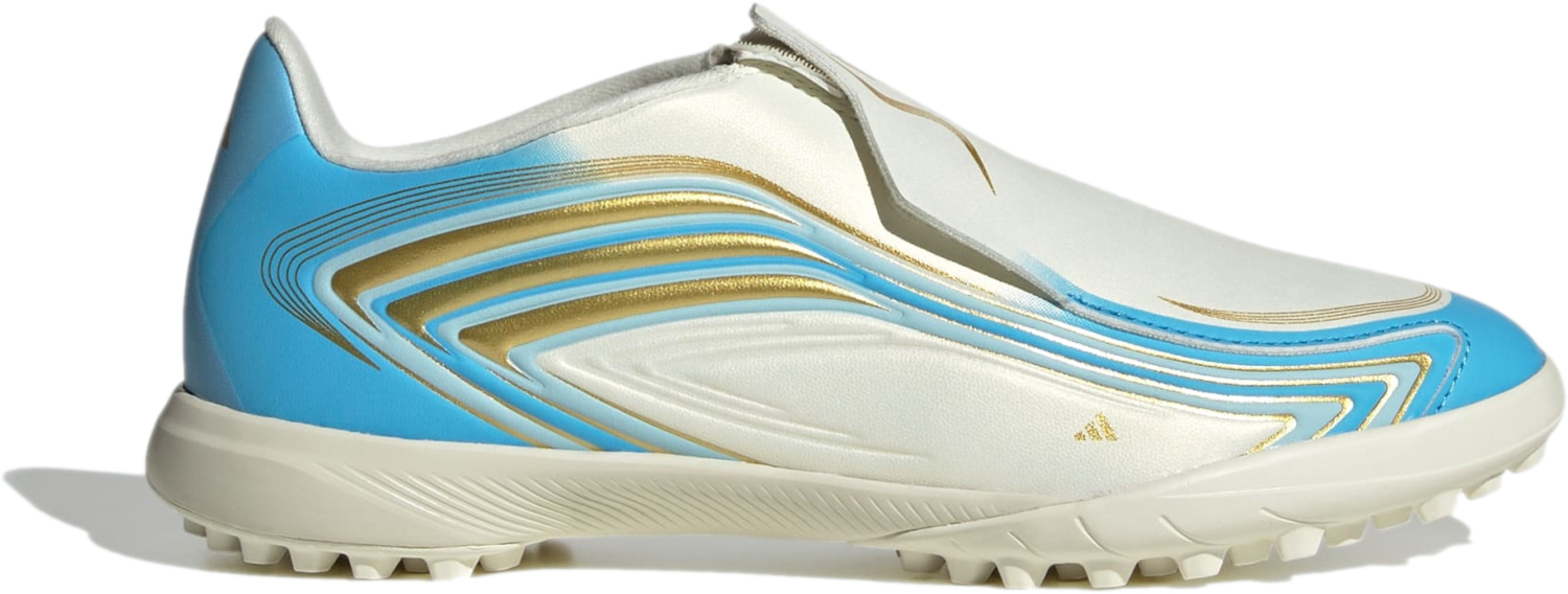 Футзалки детские Adidas F50 Messi League Laceless Turf KK1372 37 1/3 (4,5 UK) молочные