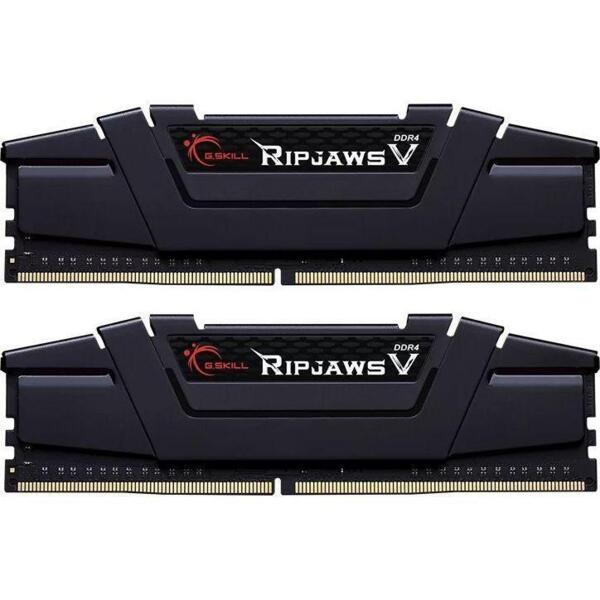 Память для ПК G.Skill DDR4 16GB (2x8GB) 3600 MHz Ripjaws V Black (F4-3600C18D-16GVK)