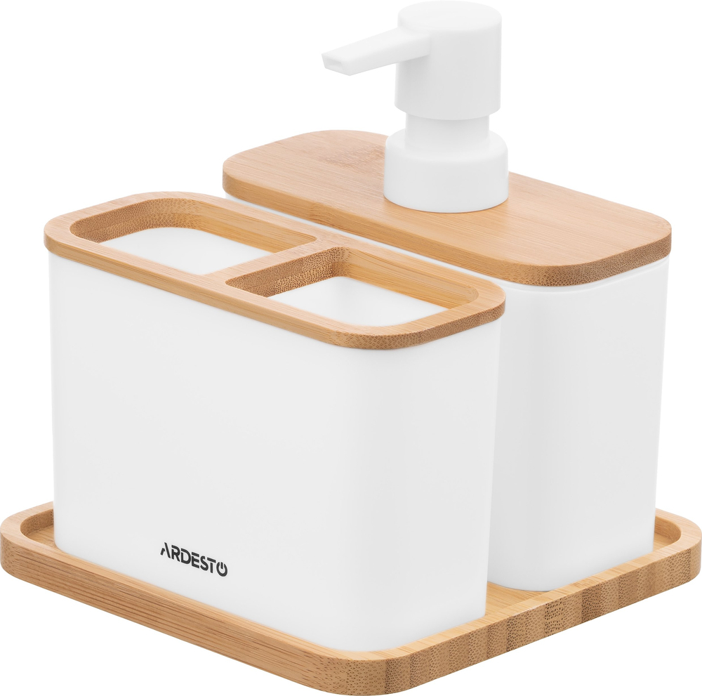 Набор для ванной комнаты ARDESTO Minimalism, 3 предмета (ARHB3123WB)