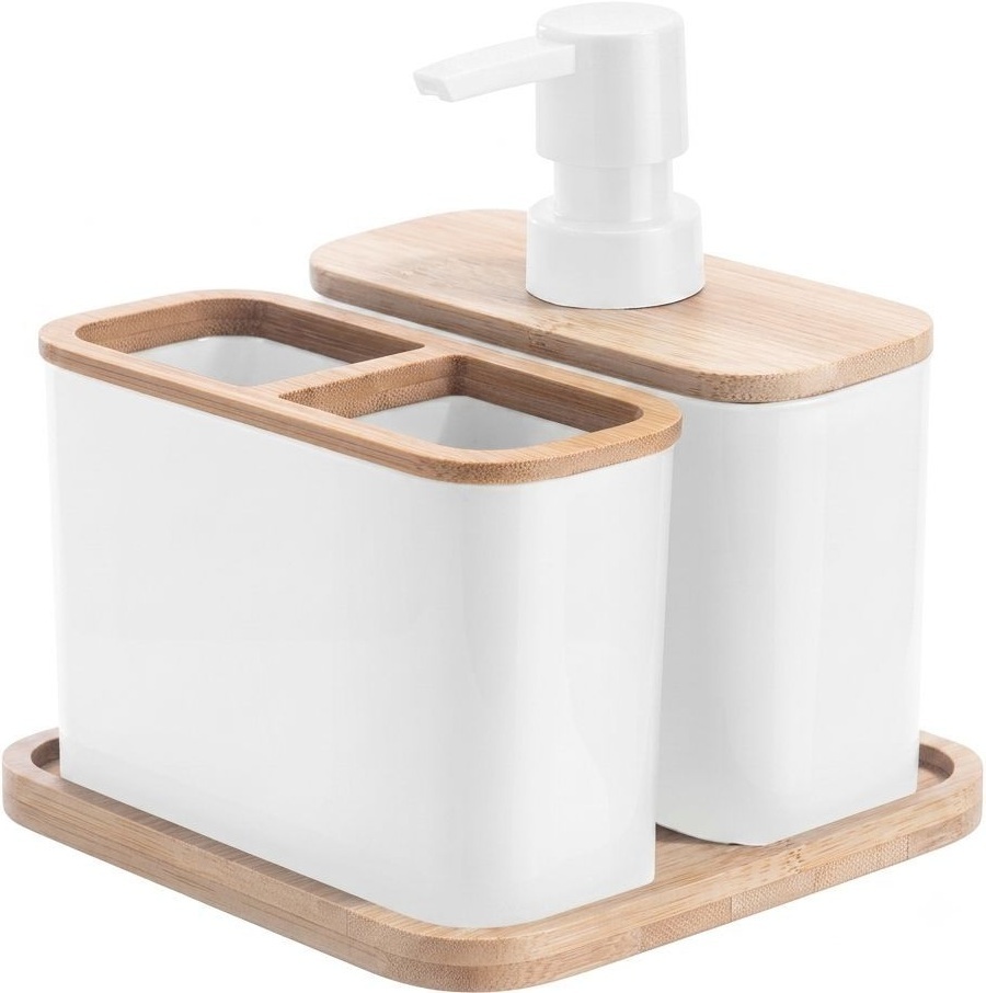 Набор для ванной комнаты ARDESTO Minimalism, 3 предмета (ARHB3123WB) фото 1