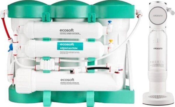 Комплект фильтра обратного осмоса Ecosoft PURE AQUACALCIUM Mint с ARDESTO, белый (MO675PUREMACECO-SMW-02W)