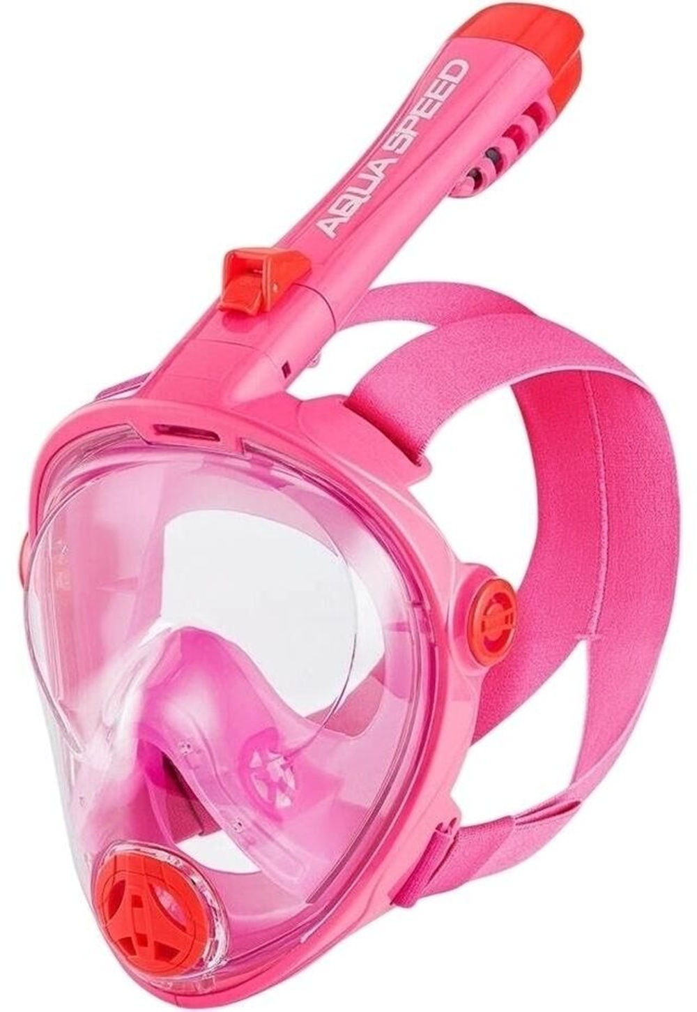 Повнолицьова маска Aqua Speed Spectra 2.0 Kid рожево-червоний (248-03) (5908217670854)фото1