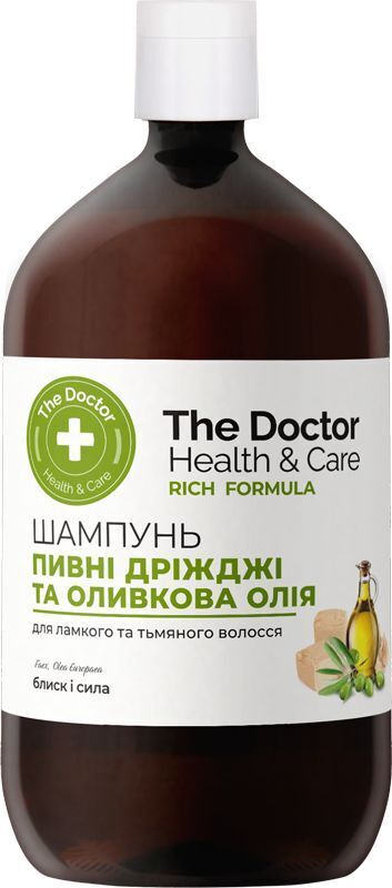 Шампунь The Doctor Health & Care Пивные дрожжи и оливковое масло 946 мл фото1