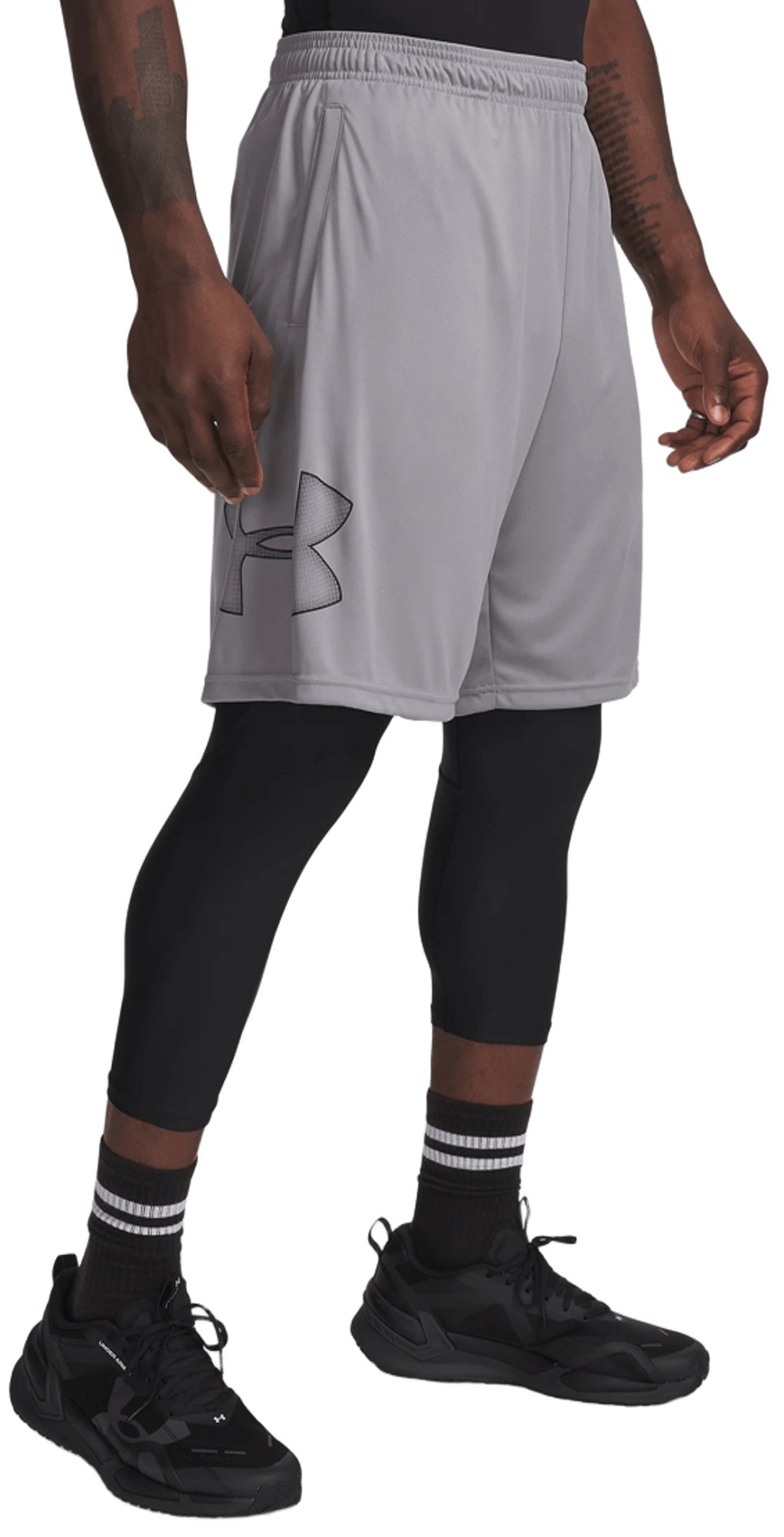 Шорти чоловічі Under Armour tech graphic short 1306443-035 L сіріфото1