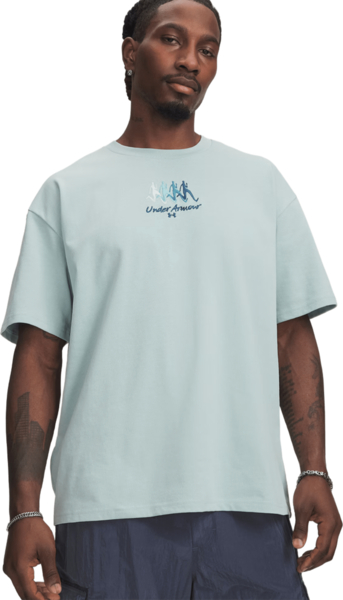 Футболка чоловіча Under Armour M HWT fitness expo SS 6009931-477 XL Синяфото