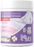 Концентрированный стиральный порошок Liesti Premium для деликатных тканей и изделий из шерсти 500 г