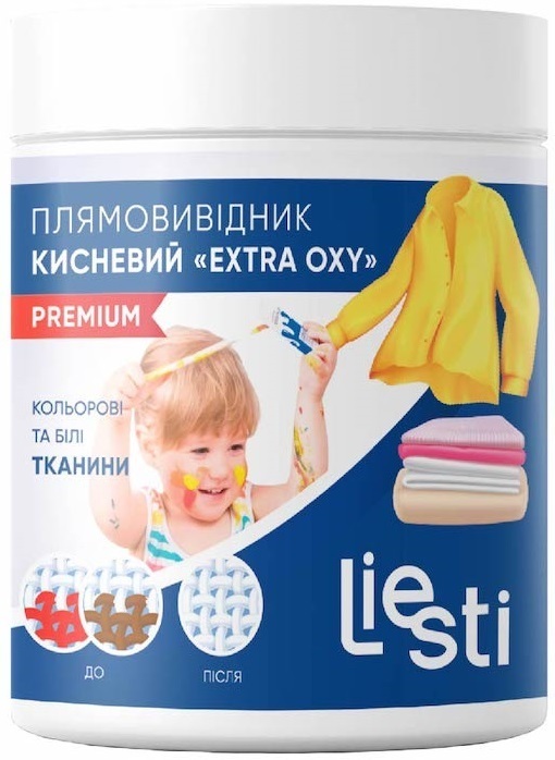 Пятновыводитель кислородный Liesti Premium Extra Oxy 500 г фото1