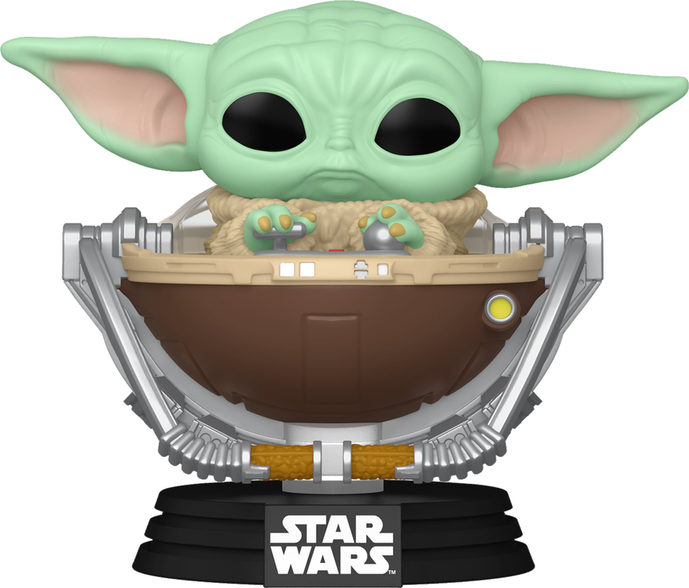 Фігурка Funko POP Star Wars: Mandalorian & Grogu - Grogu in Pram (889698904513)фото1