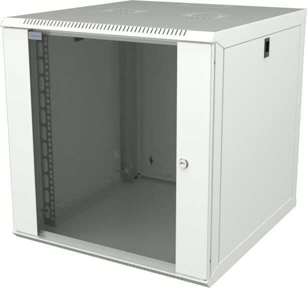 Шкаф MIRSAN 19", 12U, WTC, 600x600 мм, максимально 80 кг, серый (MR.WTC12U60DE.02) фото1