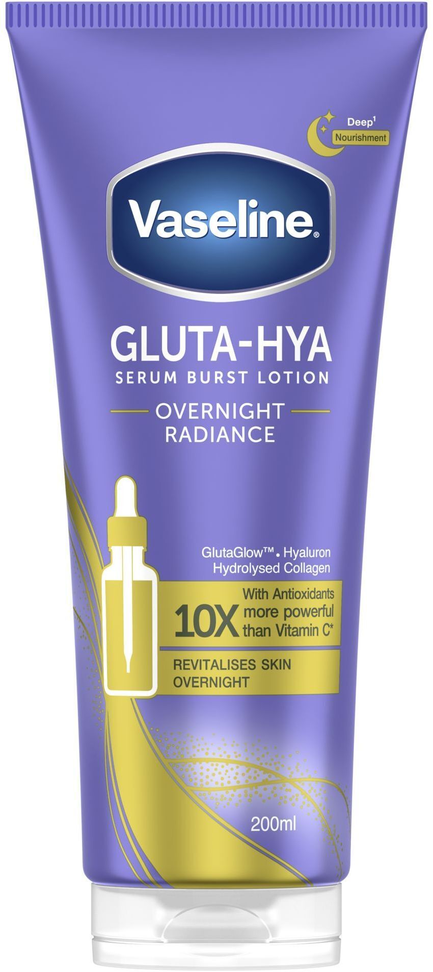 Лосьйон для тіла Vaseline Gluta-hya з колагеном для пружності шкіри 200 мл фото1