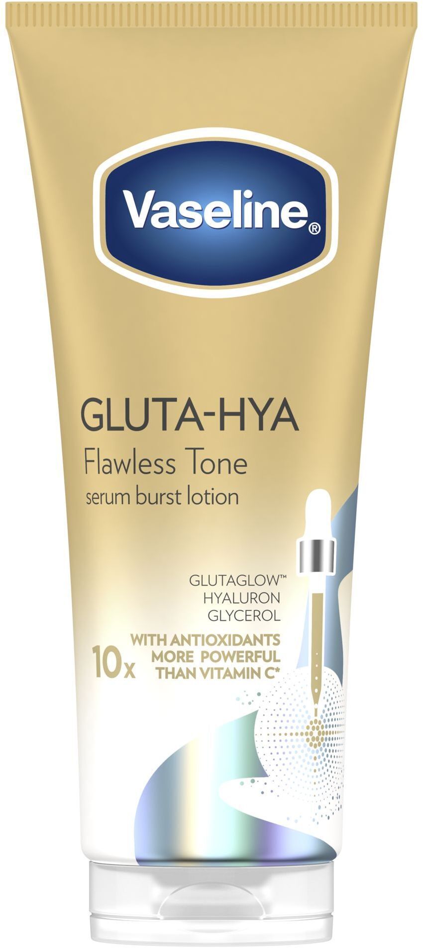 Лосьйон для тіла Vaseline Gluta-hya з гіалуроном для бездоганного тону 200 мл фото1