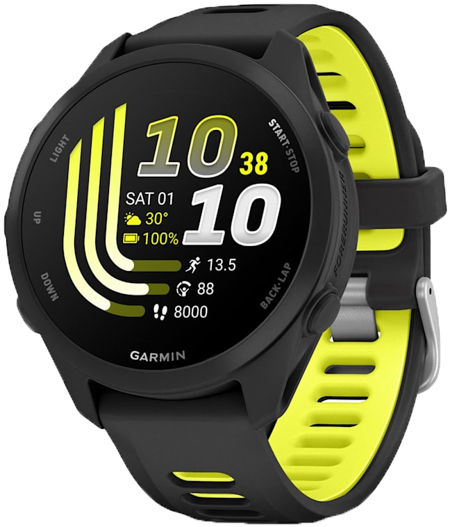 Смарт-годинник Garmin Forerunner 170 Black/Amp Yellow (010-03920-00)фото1