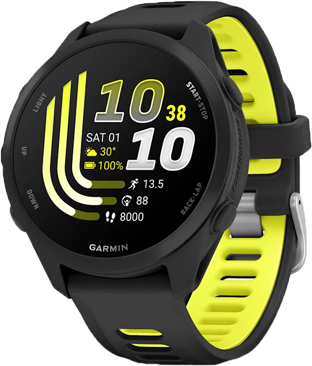 Смарт-годинник Garmin Forerunner 170 Music Black/Amp Yellow (010-03920-10)фото1