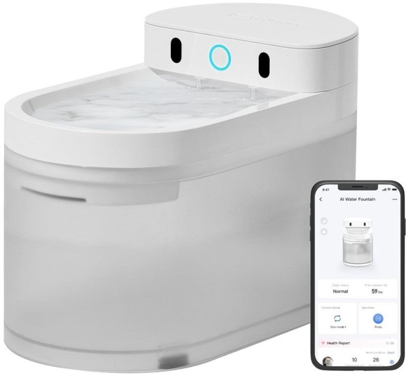 Умная поилка беспроводная Catlink Pure 3 AI Water Fountain-wireless 2,3 л фото1