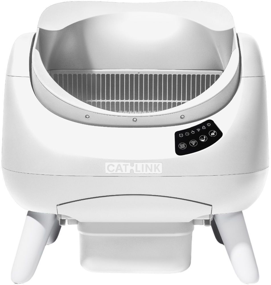 Автоматичний розумний лоток для котів Catlink Scooper Open-X White фото1