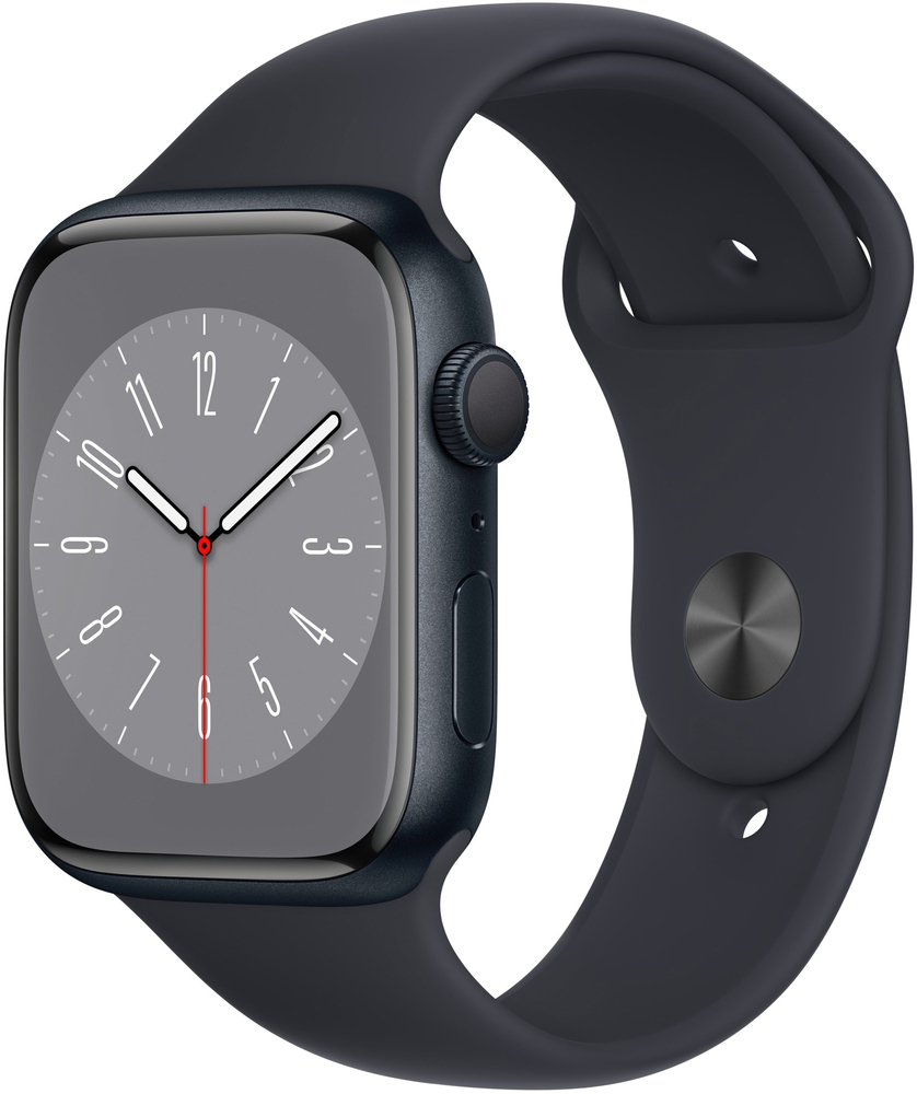 Смарт-часы Refurbished Apple Watch Series 8 GPS 45mm Midnight (Хорошее состояние, B) фото1