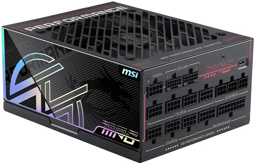 Блок питания MSI ATX 1300W MPG AI1300TS PCIE5 (MPG AI1300TS PCIE5)