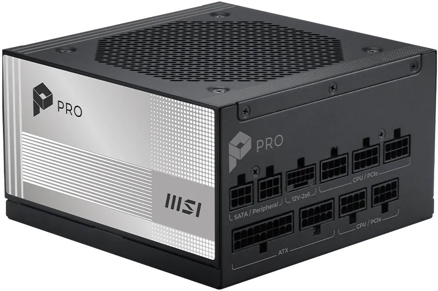 Блок питания MSI ATX 1000W PRO A1000PL PCIE5 (PRO A1000PL PCIE5)