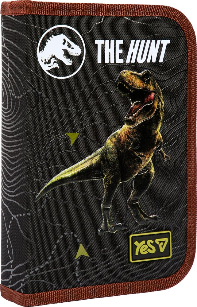 Пенал твердый Yes одинарный, без клапана Jurassic World. Dino HP-02 (533726) фото1