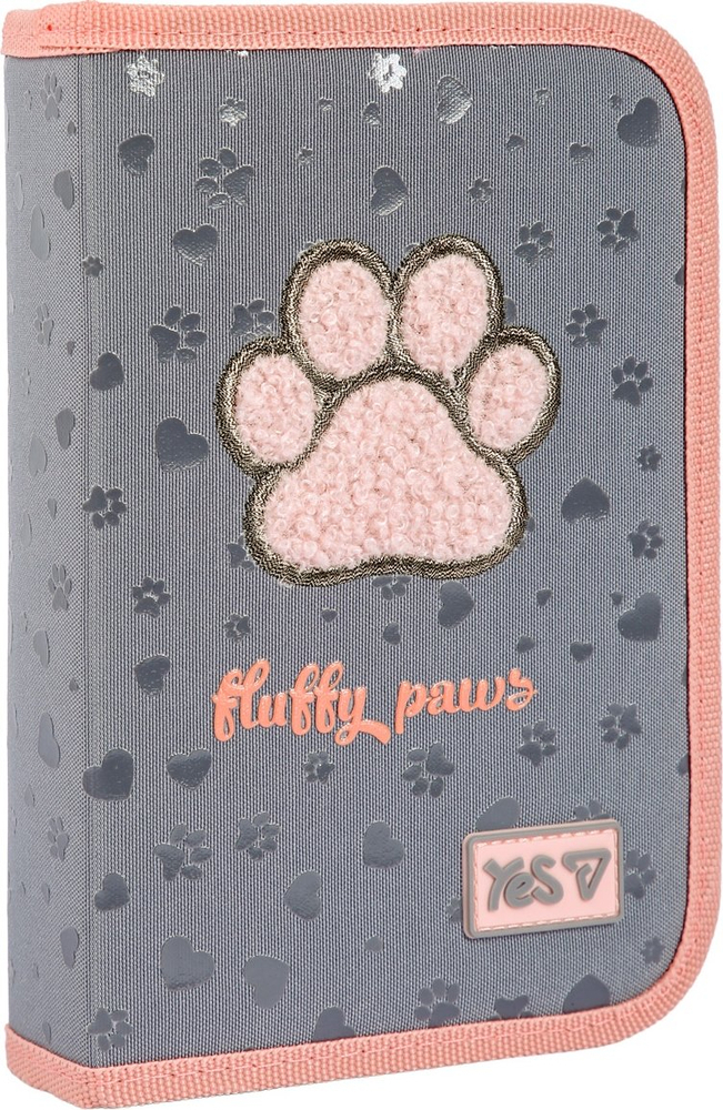 Пенал твердий Yes одинарний без клапана Cute paws HP-02 (533866) фото1