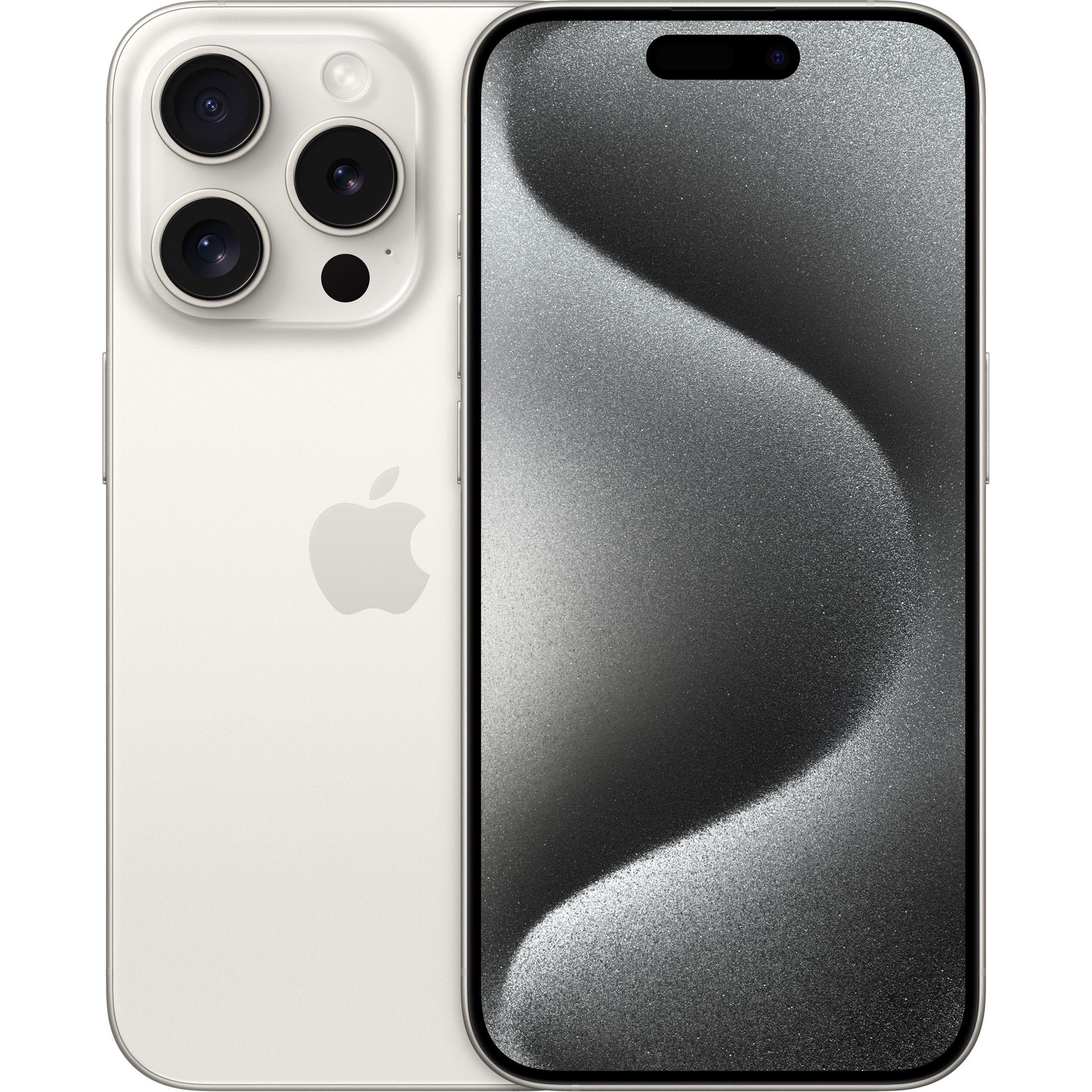 Смартфон Refurbished Apple iPhone 15 Pro 128Gb White Titanium (Идеальное состояние, А+) фото1