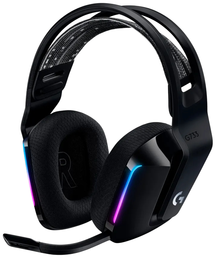 Игровая гарнитура Logitech G733 Lightspeed Wireless RGB Black (L981-000864) фото1
