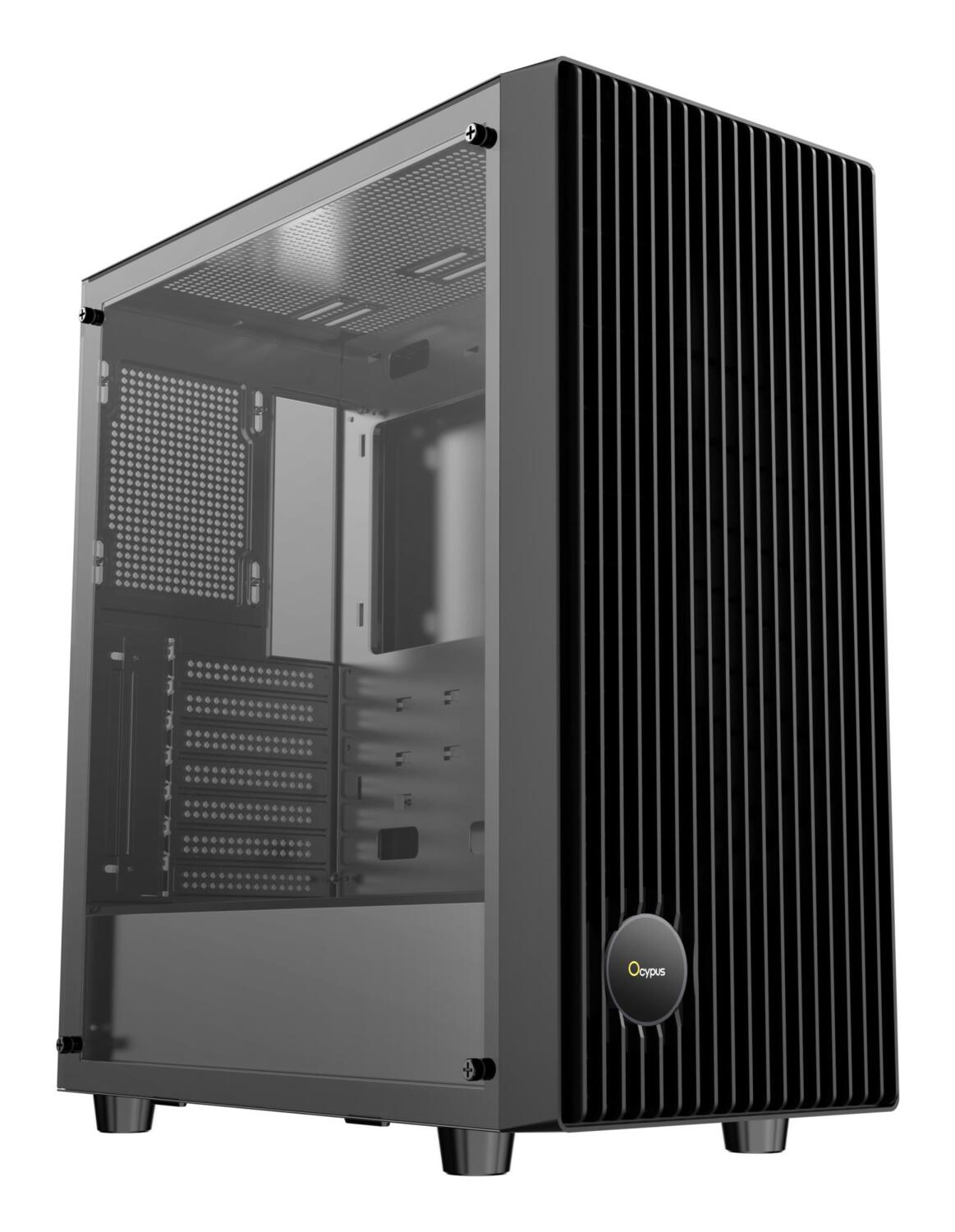 Корпус для ПК OCYPUS ATX GAMMA C70 Black (GAMMA-C70-BKG000XX-GL)