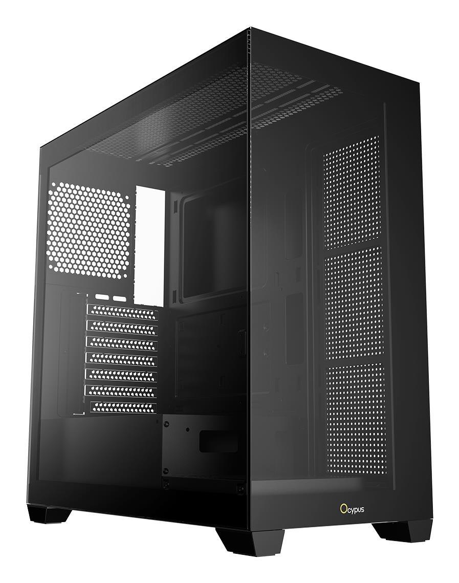 Корпус для ПК OCYPUS ATX GAMMA C72 Black (GAMMA-C72-BKD000XX-GL)