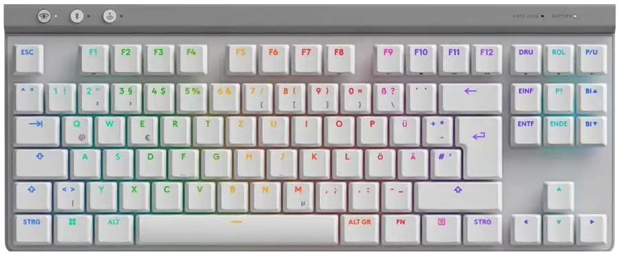 Игровая клавиатура Logitech G515 Lightspeed TKL Tactile White (L920-012539) фото1