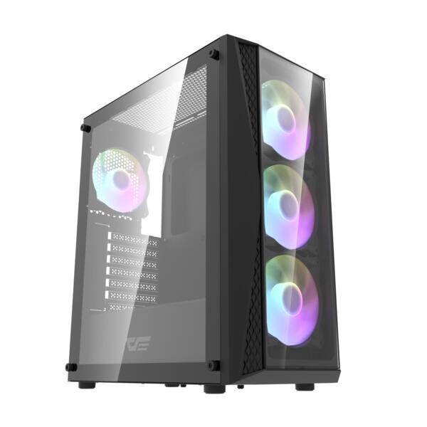 Корпус для ПК DARK FLASH ATX DK352 PLUS Black (DK352 PLUS BLACK)