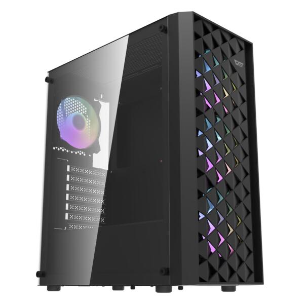 Корпус для ПК DARK FLASH ATX DK351 Black (DK351 BLACK)