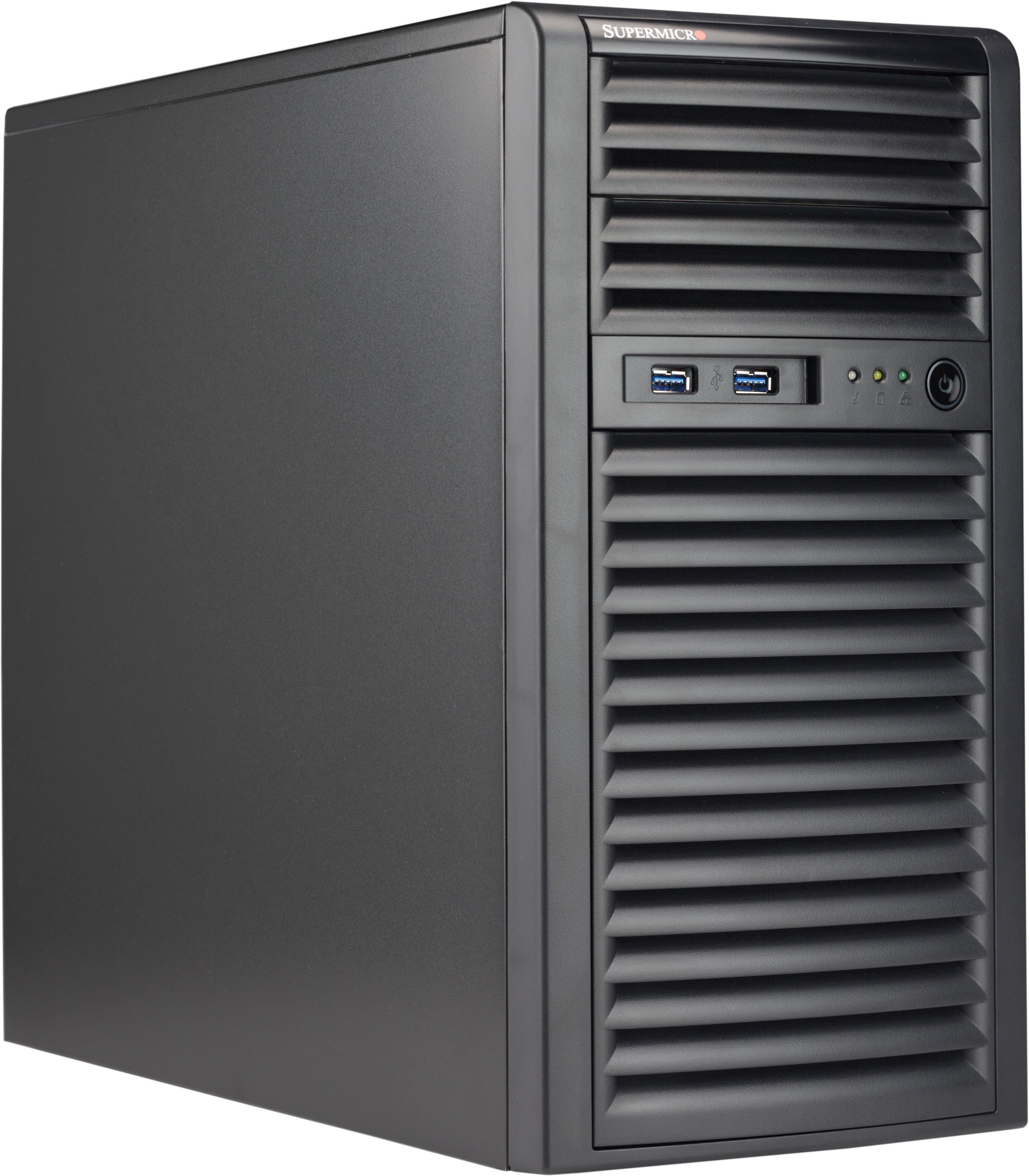 Корпус серверний SUPERMICRO MINITOWER 400W (CSE-731I-404B) фото1