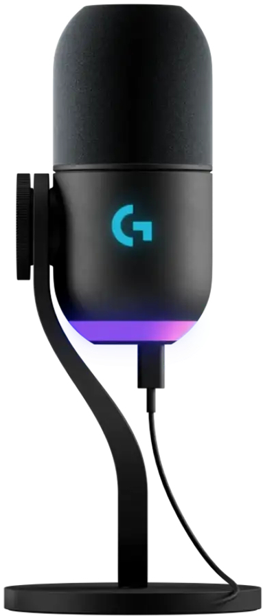 Мікрофон Logitech Yeti GX Dynamic RGB Lightsync Black (L988-000569) фото1