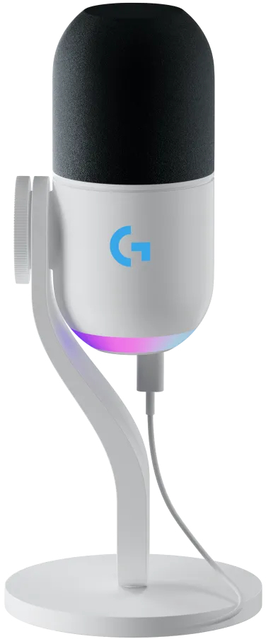 Мікрофон Logitech Yeti GX Dynamic RGB Lightsync White (L988-000576) фото1