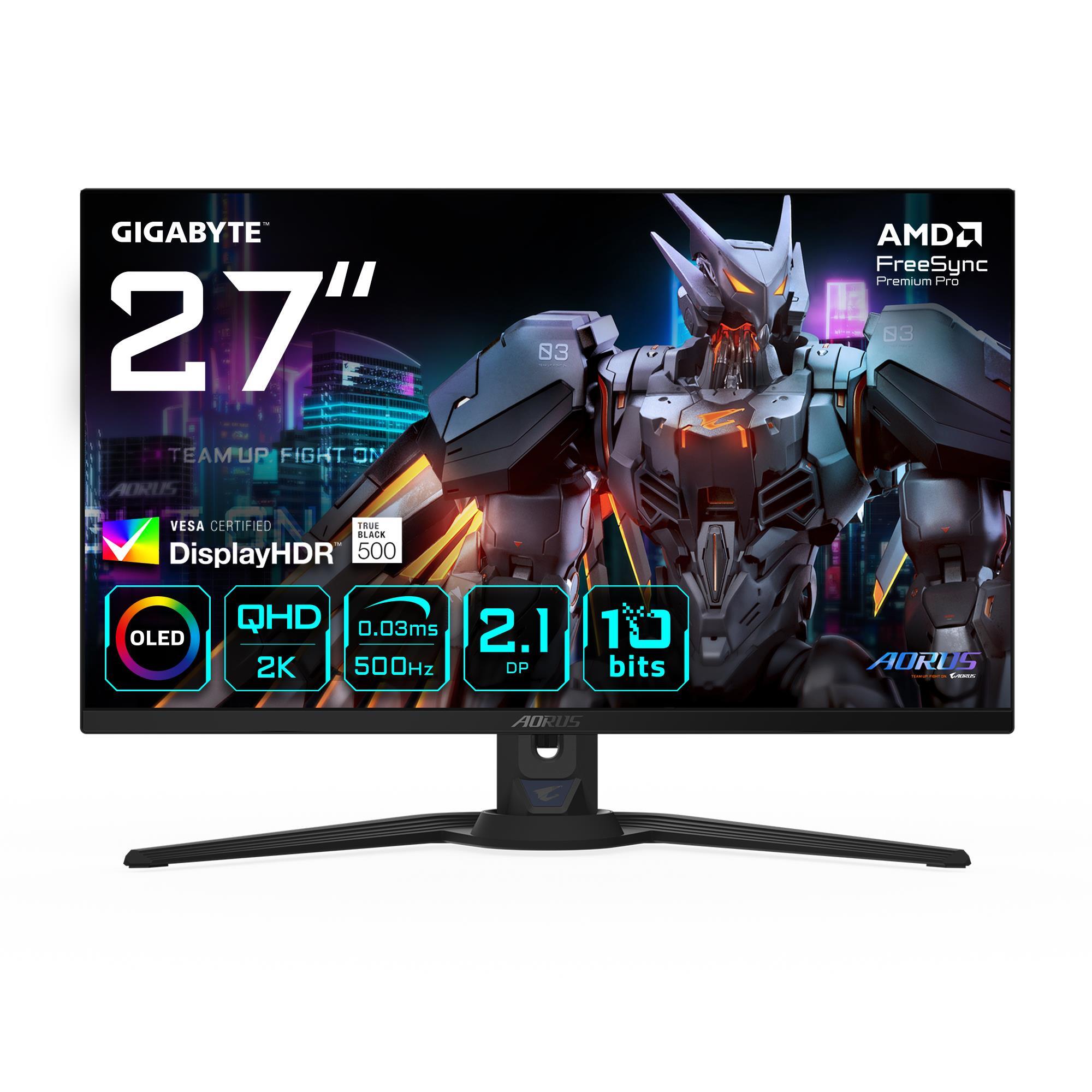 Монітор 27" GIGABYTE AORUS FO27Q5P EK (AORUS FO27Q5P EK) фото1