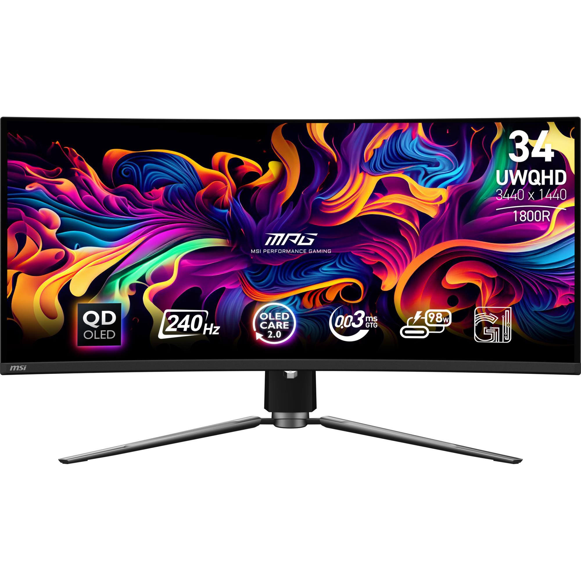 Монітор 34" MSI MPG 341CQPX QD-OLED (MPG 341CQPX QD-OLED) фото1