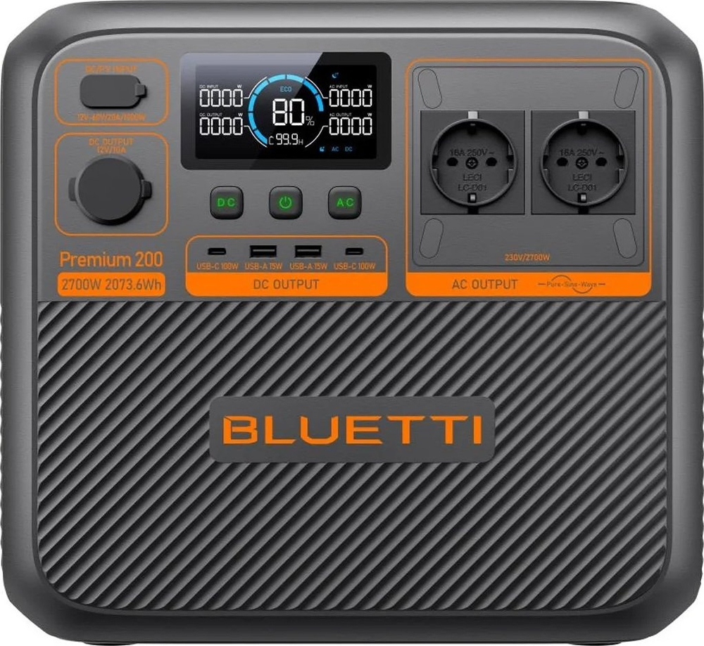 Портативная зарядная станция Bluetti 2700W PREMIUM 200 V2 (PREMIUM 200 V2) фото1