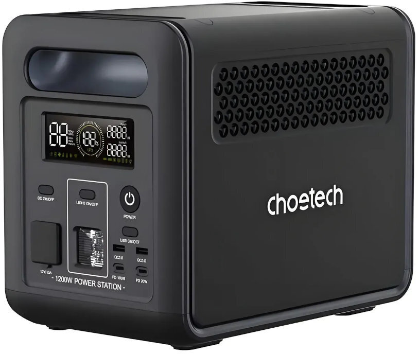 Мобільна зарядна станція Choetech 1200W with APP PS Wifi (BS068) фото1
