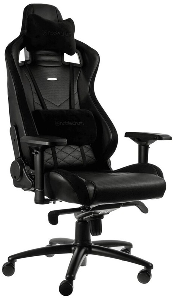 Крісло ігрове NOBLECHAIRSEPIC Epic leather black (NBL-PU-BLA-002) фото1