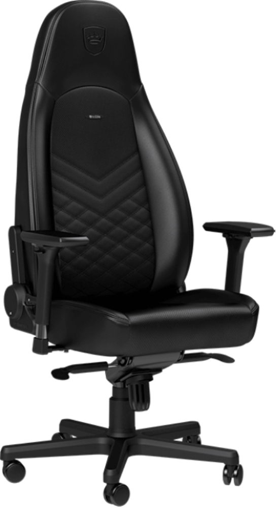 Кресло игровое NOBLECHAIRS ICON Black (NBL-ICN-PU-BLA) фото1