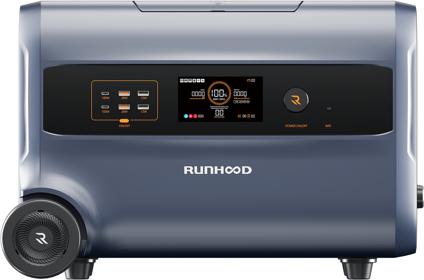 Портативна електростанція Runhood 2400W/2400Wh LiF ePO4 (F2400) фото1