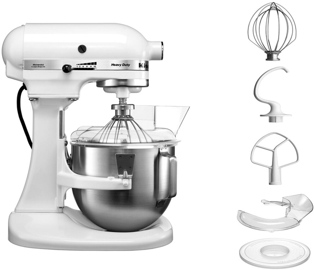 Планетарный миксер KitchenAid Heavy Duty (5KPM5EWH) фото1