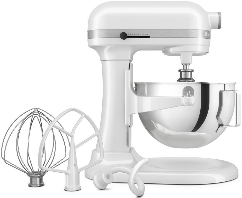 Планетарный миксер KitchenAid Heavy Duty (5KSM55SXXEWH) фото1