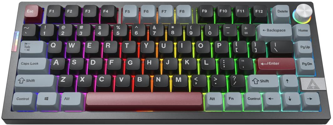 Игровая клавиатура Montech MKey PRO Darkness Yellow Switch Black/Beige (MKPRO75DY) фото1