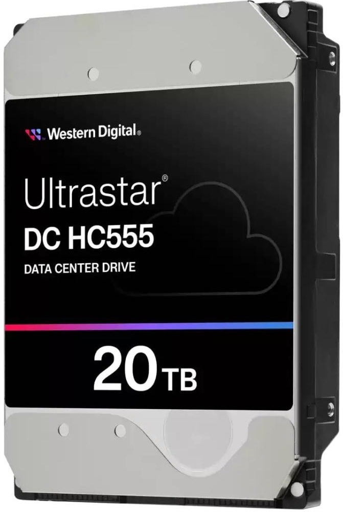 Жесткий диск WD 20TB 7200RPM 12GB/S 512MB DC HC555 (0B47749