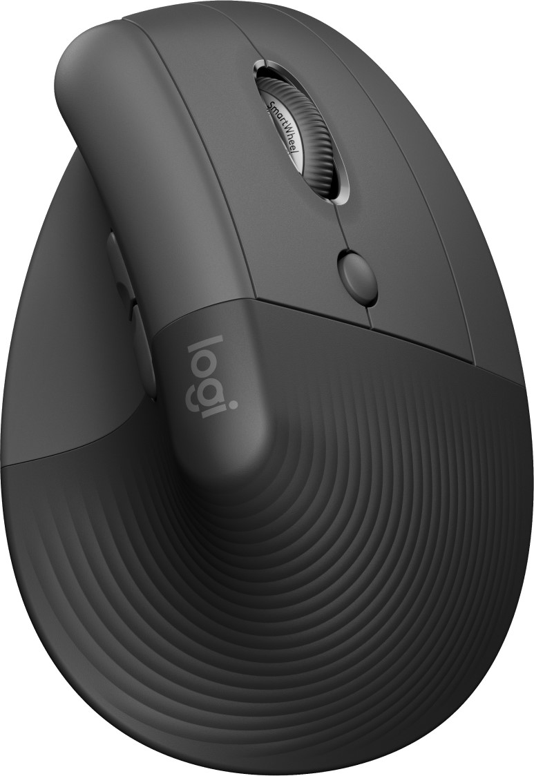 Мышь Logitech Lift Bluetooth Vertical Ergonomic Mouse, GRAPHITE/BLACK фото1