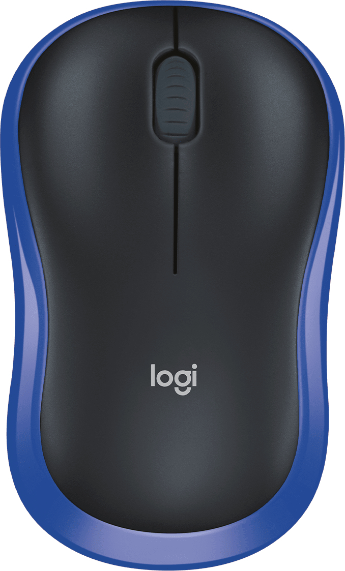 Мышь Logitech M185 Wireless Mouse, BLUE фото1