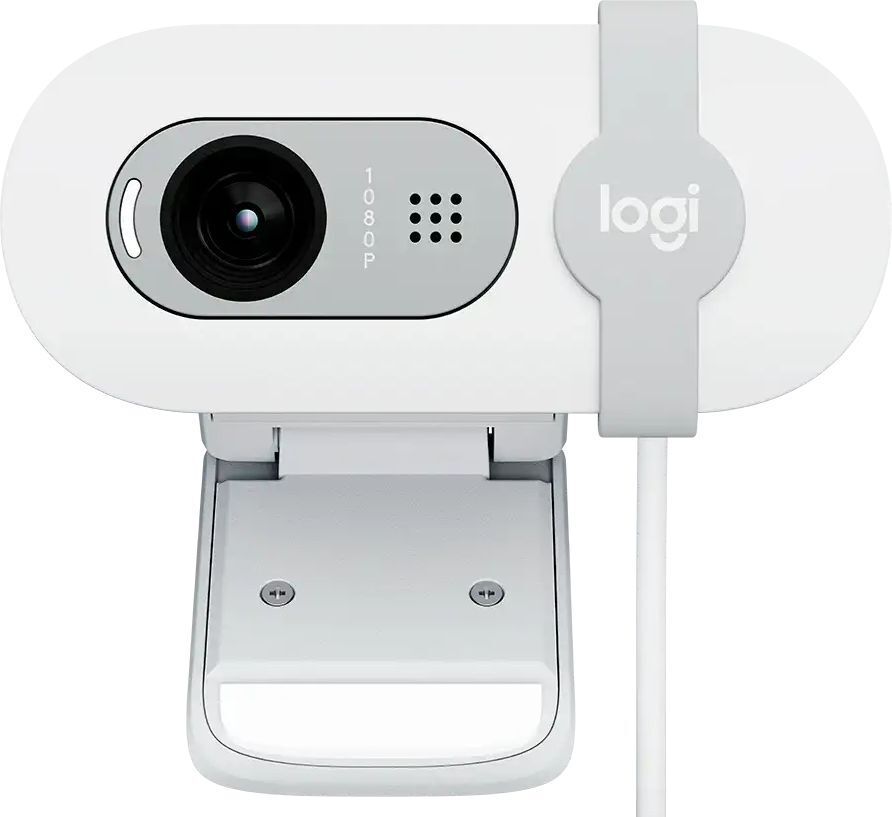Веб-камера Logitech Brio 100 Full HD Webcam, WHITE фото1