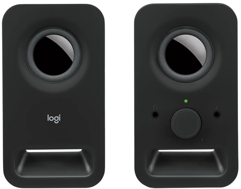 Акустическая система Logitech Z150 Stereo Speakers, MIDNIGHT BLACK фото1
