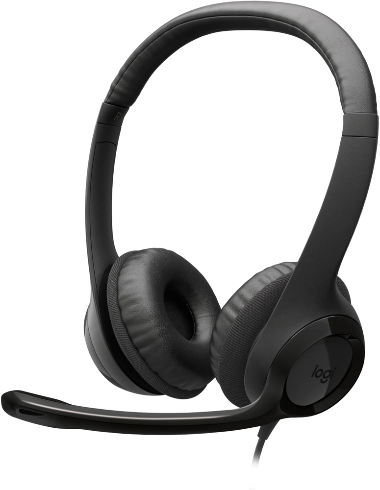 Гарнитура Logitech H390 USB, GRAPHITEC Computer Headset, Graphite фото1